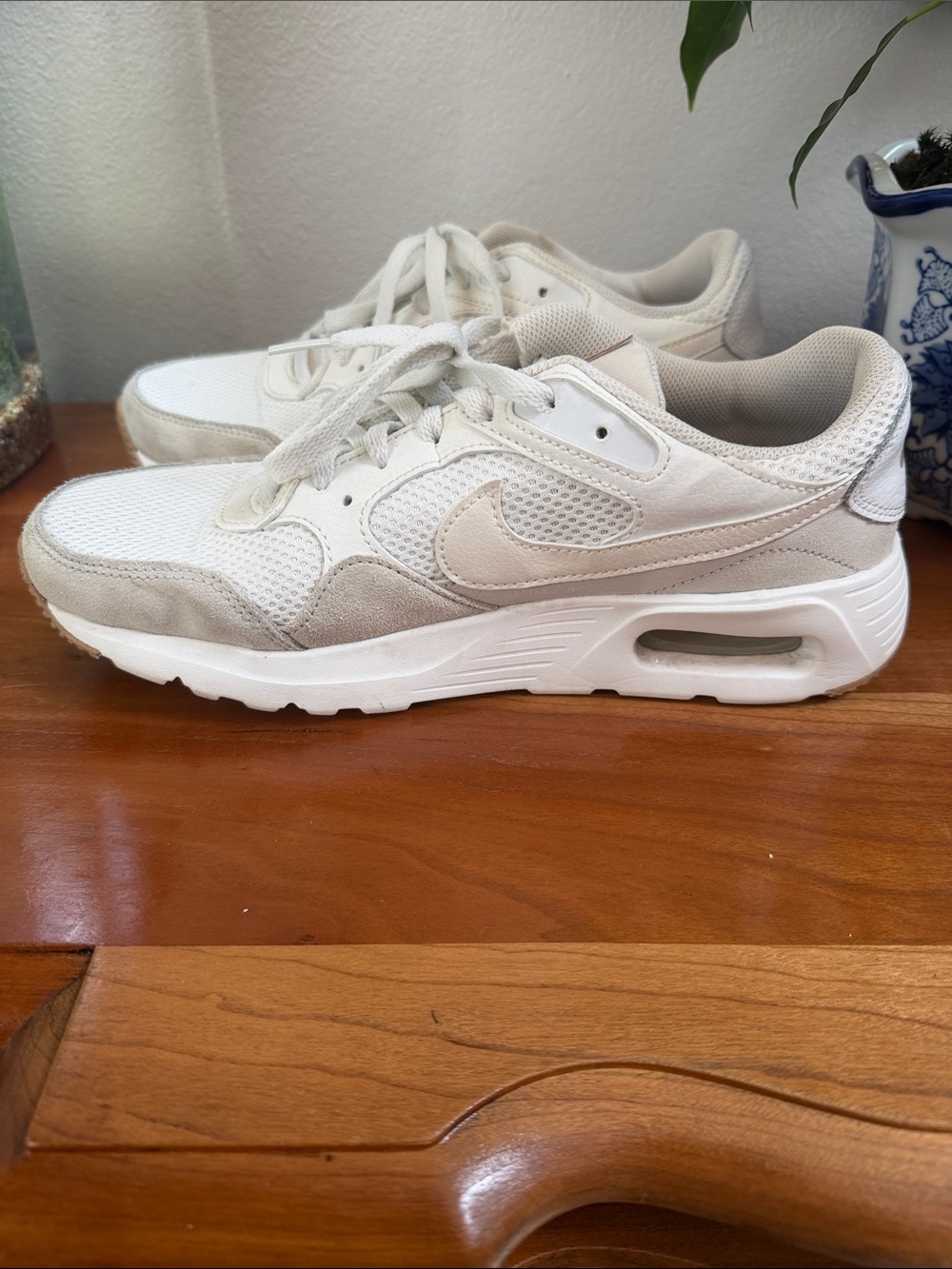 Nike Air Max Retro Runner in White and Light Gray